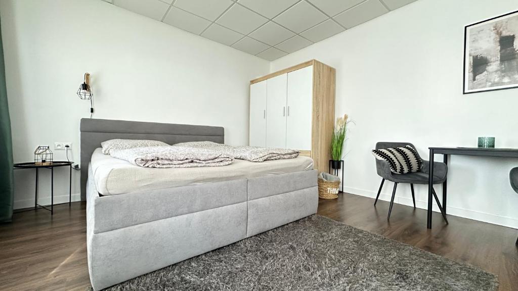 Postel nebo postele na pokoji v ubytování Apartman Vita Lite