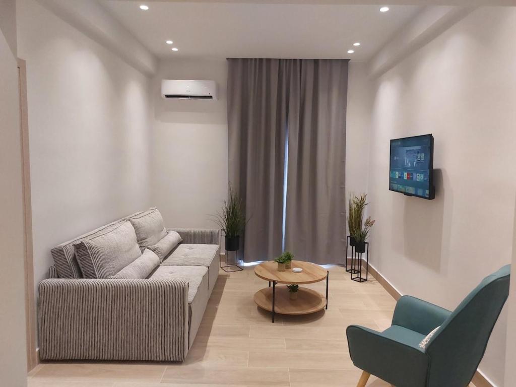 Posezení v ubytování City Center Residence