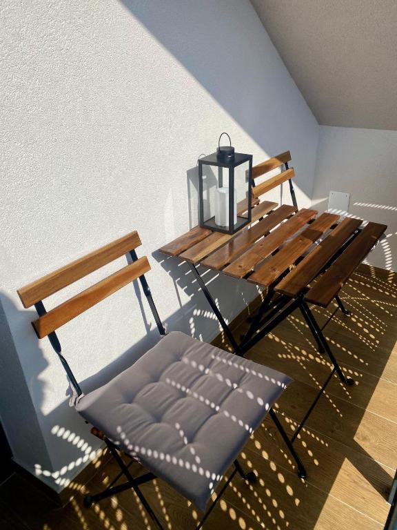 Posezení v ubytování AERO Apartmaji Lesce-Bled