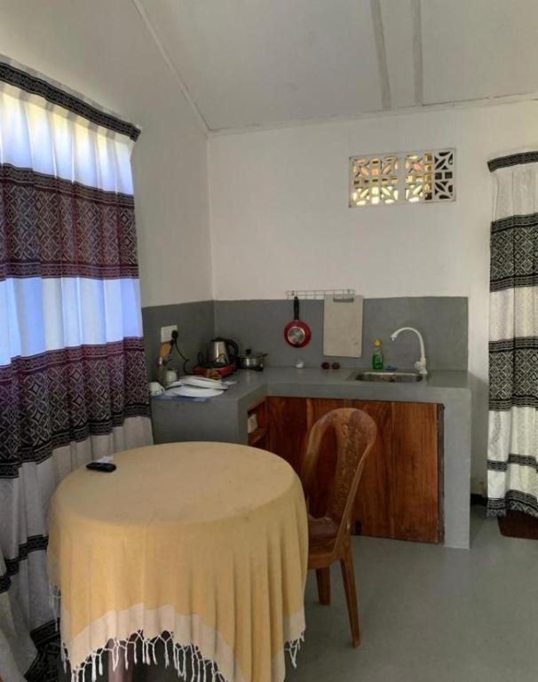 Kuchyň nebo kuchyňský kout v ubytování Chameera guest house
