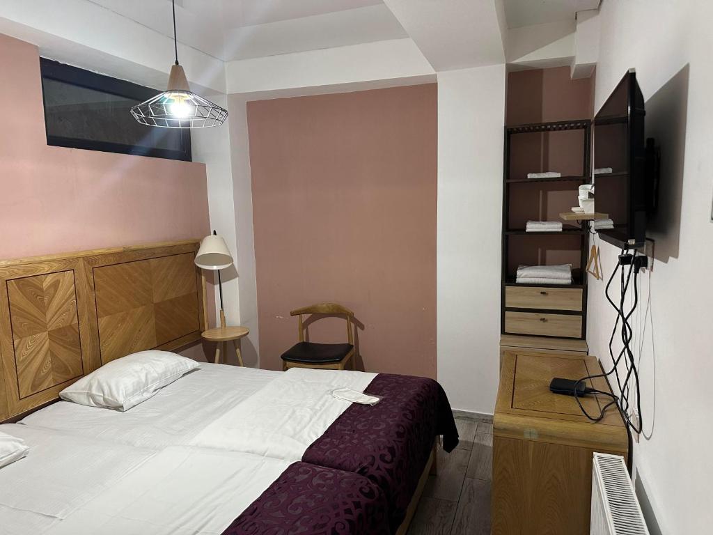 TV a/nebo společenská místnost v ubytování Hotel cozy jano