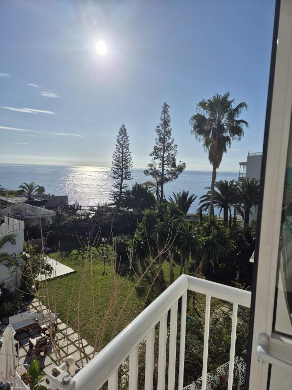 a view of the ocean from the balcony of a house at 2ºA Escobar in Nerja