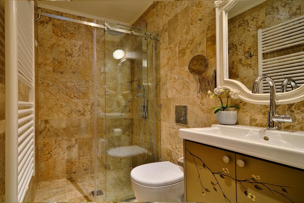 Kúpeľňa v ubytovaní Hotel Antique