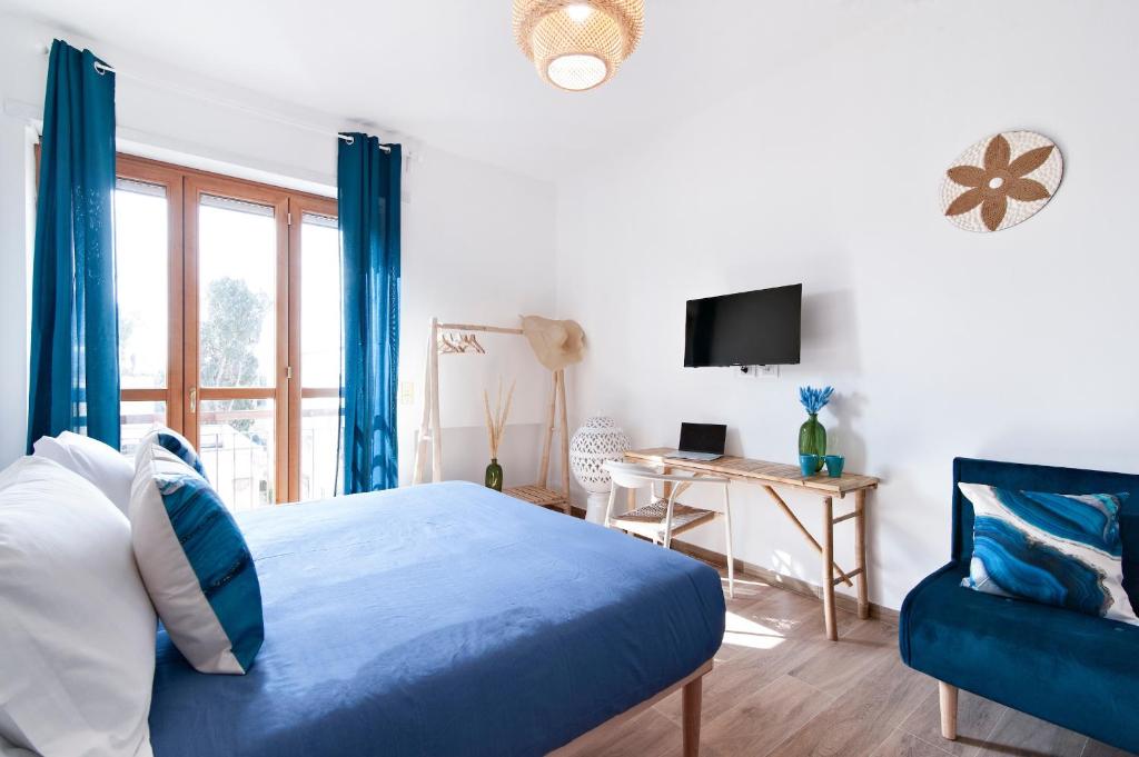 TV a/nebo společenská místnost v ubytování 7Rooms - Lecce Selection
