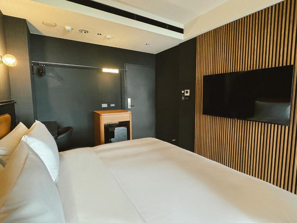 TV a/nebo společenská místnost v ubytování Hope Hotel Tainan - Kangle Branch