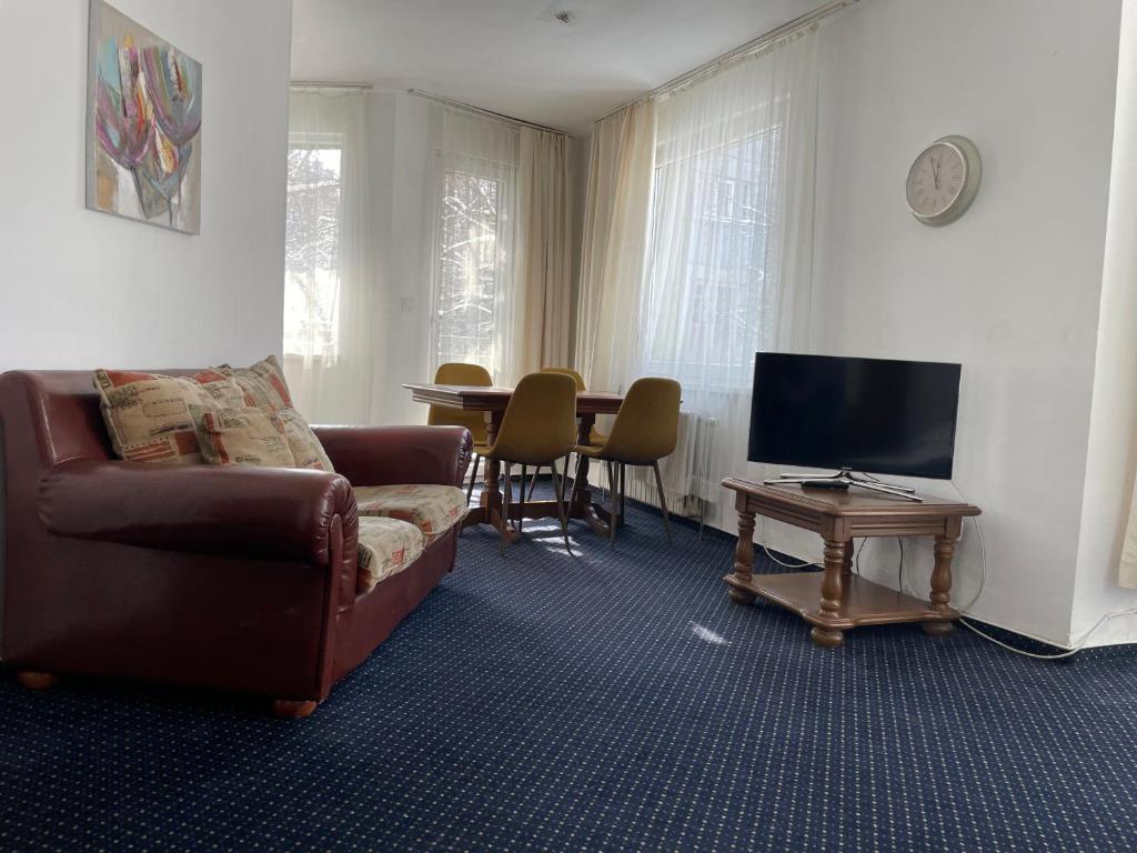 TV a/nebo společenská místnost v ubytování Hotel Rotasar