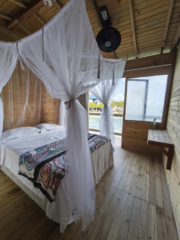 Voodi või voodid majutusasutuse Casa Acuarimantima toas