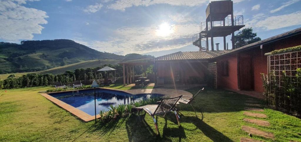 Nespecifikovaný výhled na hory nebo výhled na hory při pohledu z bed and breakfast