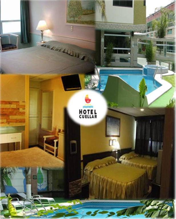 Postel nebo postele na pokoji v ubytování Hotel Cuellar