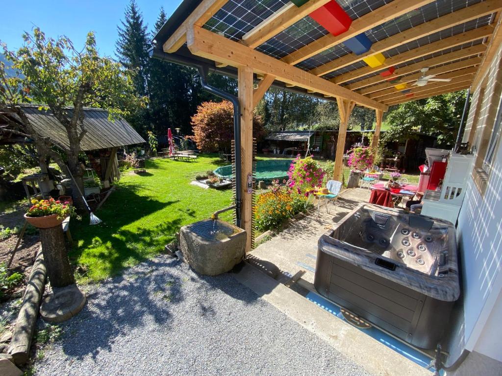 Zahrada ubytování Ferienhaus-Römerthurm