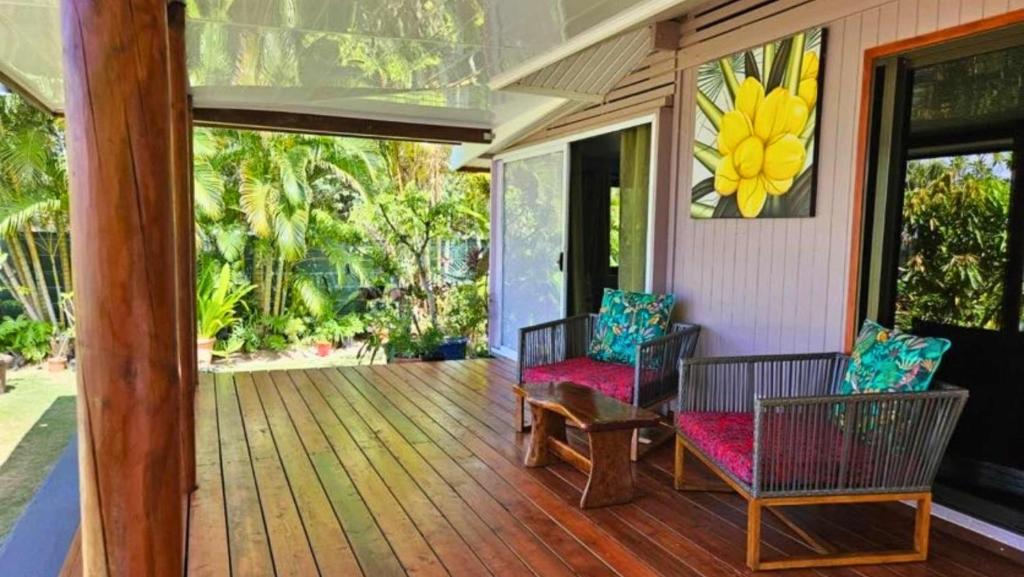 Zahrada ubytování MOOREA - Fare Nihei