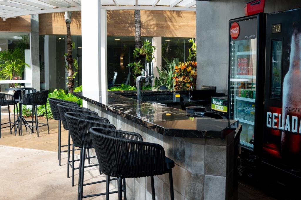 Restaurace v ubytování Nadai Confort Hotel e Spa