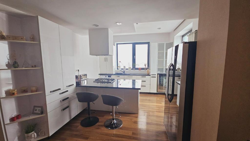 Η κουζίνα ή μικρή κουζίνα στο Zen Sunset Loft