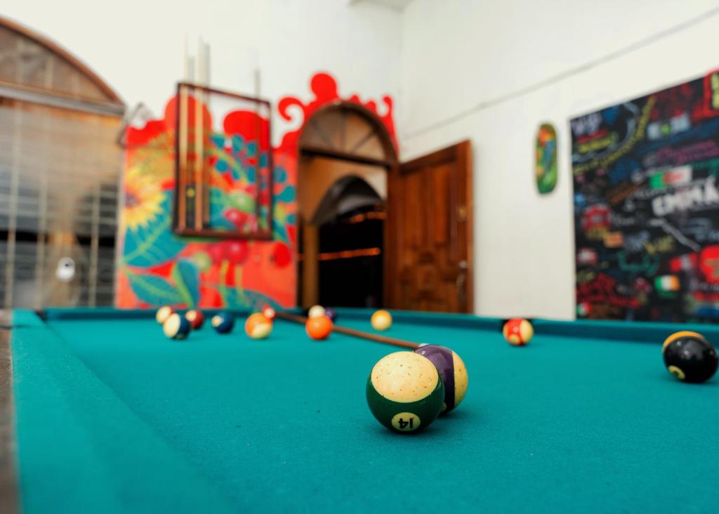 Biliár nebo kulečník v ubytování Stella Hostal - Central Park