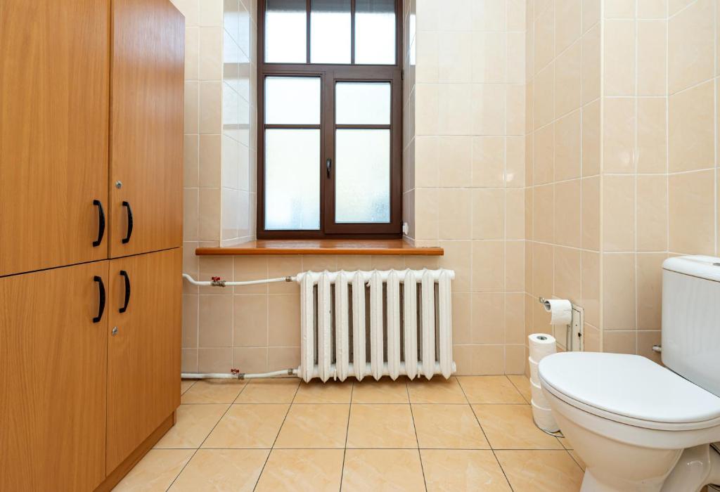 Koupelna v ubytování Vilnius Hostel