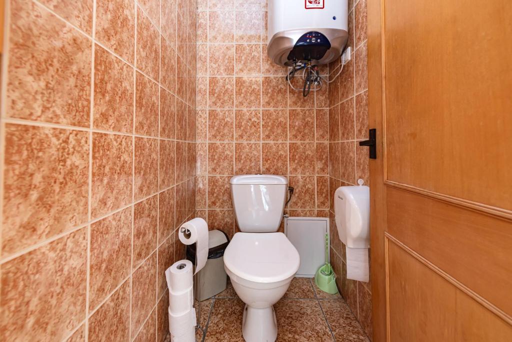 Koupelna v ubytování Vilnius Hostel