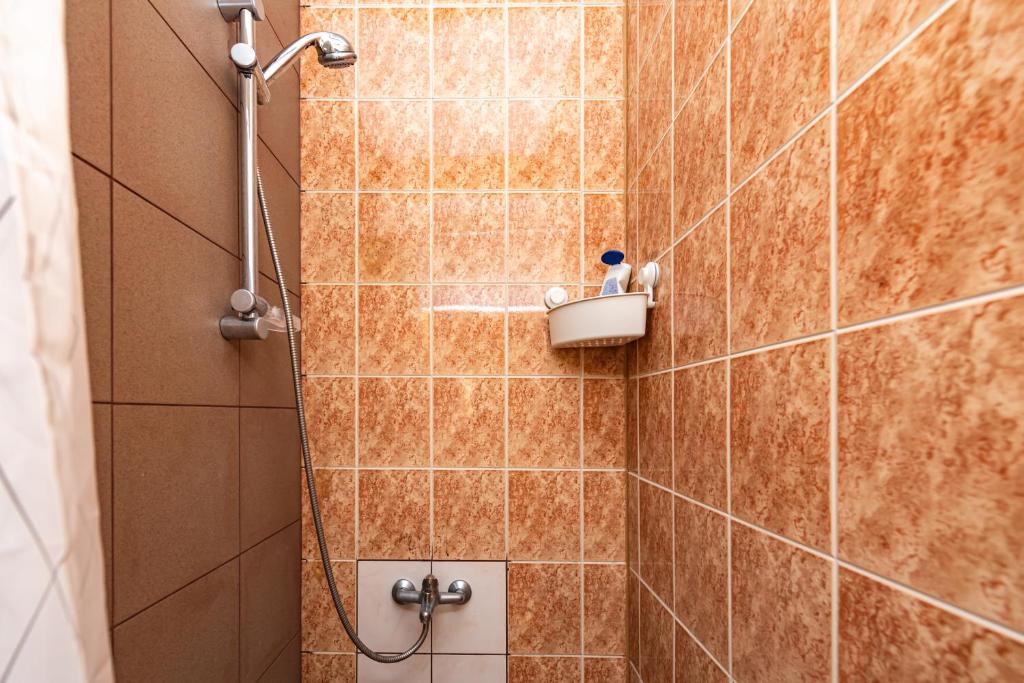 Koupelna v ubytování Vilnius Hostel