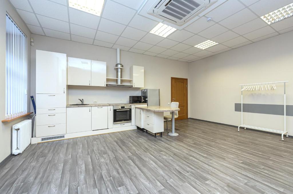 Kuchyň nebo kuchyňský kout v ubytování Vilnius Hostel