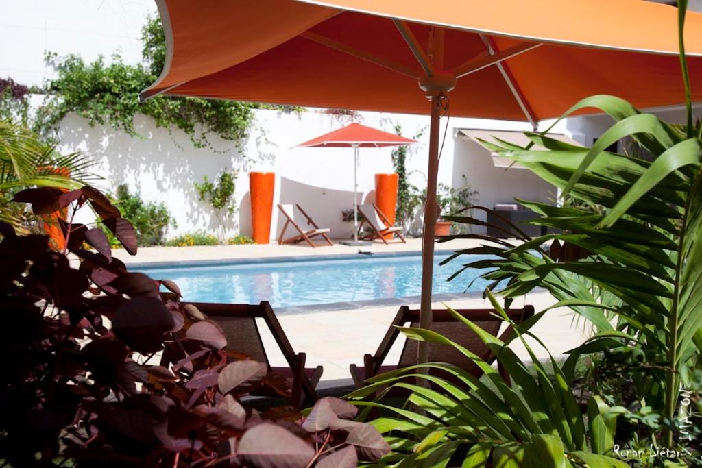 Bazén v ubytování Hotel Ker Alberte nebo v jeho okolí