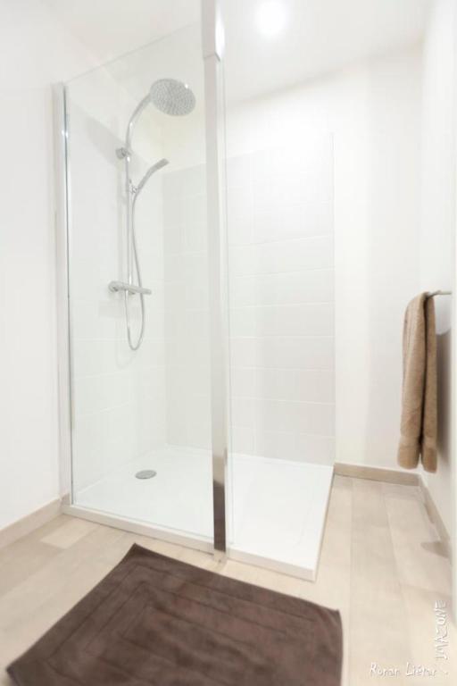 Koupelna v ubytování Hotel Ker Alberte