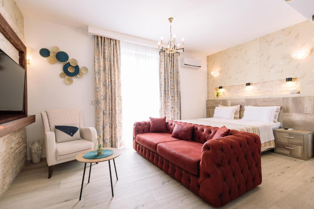 Postel nebo postele na pokoji v ubytování Hotel Platinum Lux