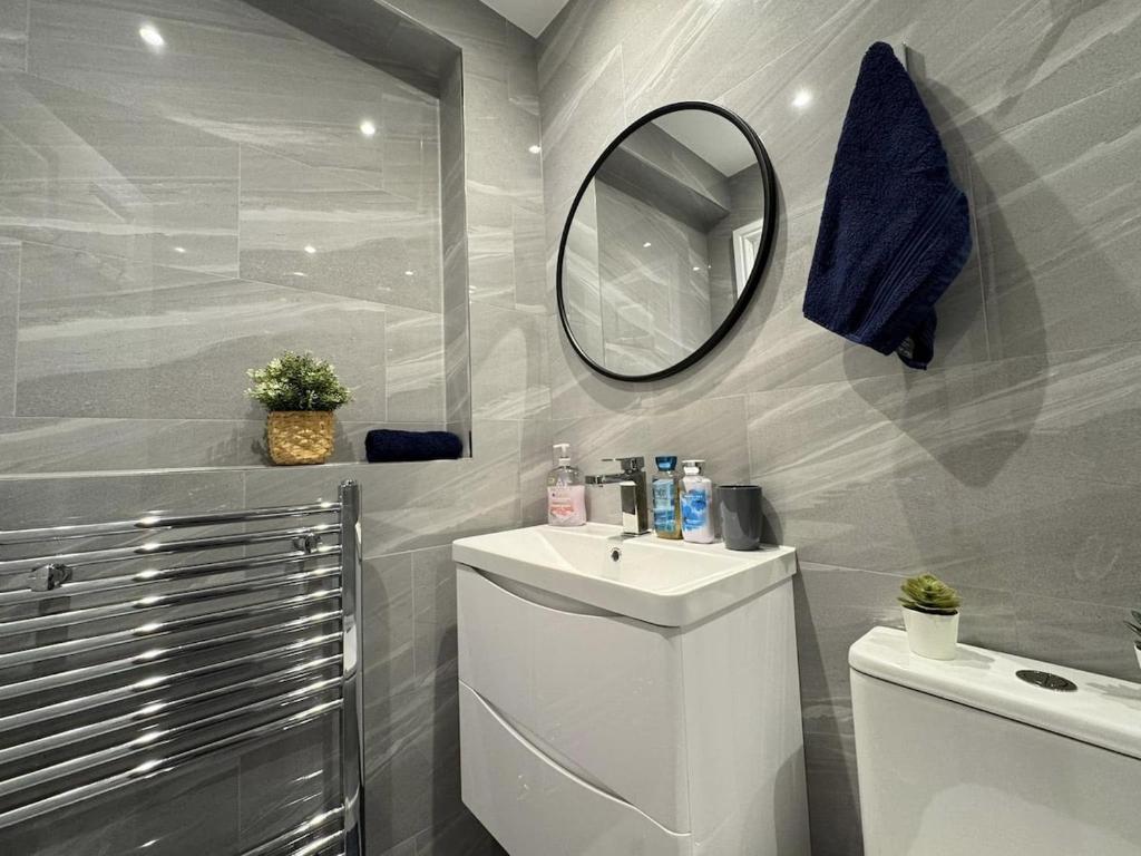 Koupelna v ubytování Modern 3 Bed near ExCel-Big Ben