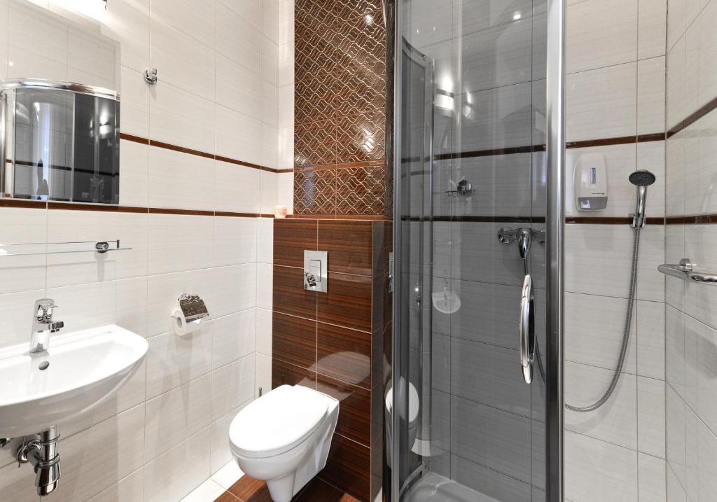 Kúpeľňa v ubytovaní Hotel Capitol