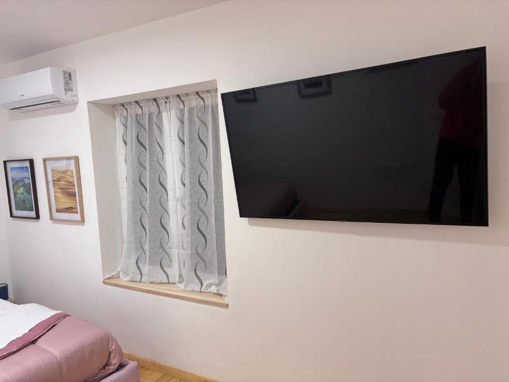TV a/nebo společenská místnost v ubytování Violet appartament