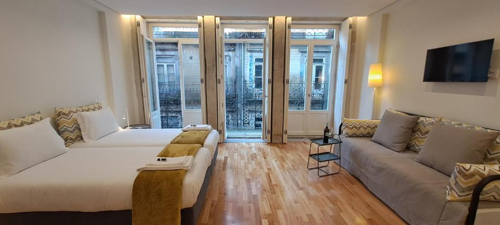 Χώρος καθιστικού στο ALMARELA apartments