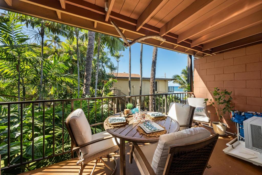 Balkón nebo terasa v ubytování Maui Sands Seaside 713
