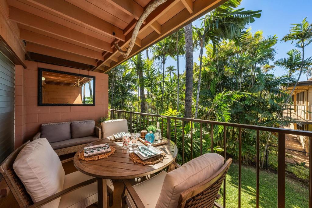 Balkón nebo terasa v ubytování Maui Sands Seaside 713