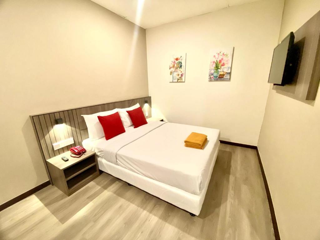 Northern Lodge Hotelにあるベッド