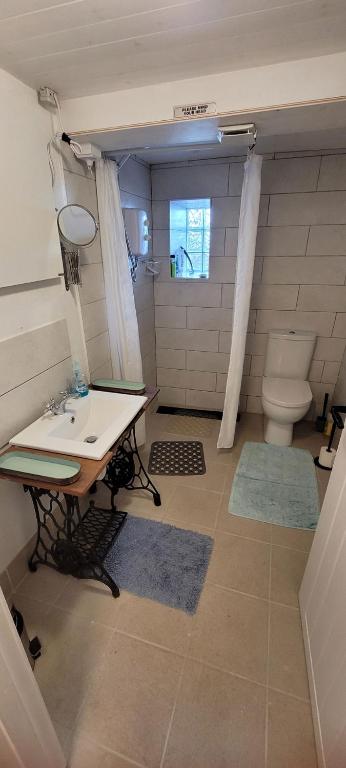 Koupelna v ubytování Quarvue Loft