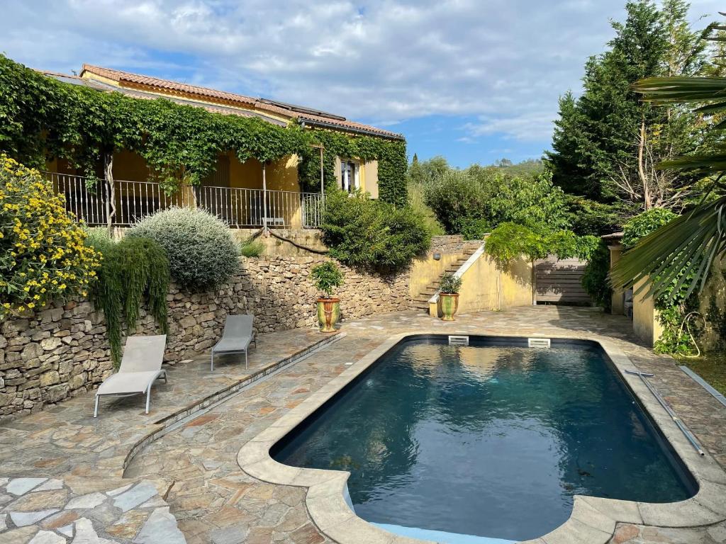 Bazén v ubytování Villa spacieuse à Anduze avec piscine privée nebo v jeho okolí