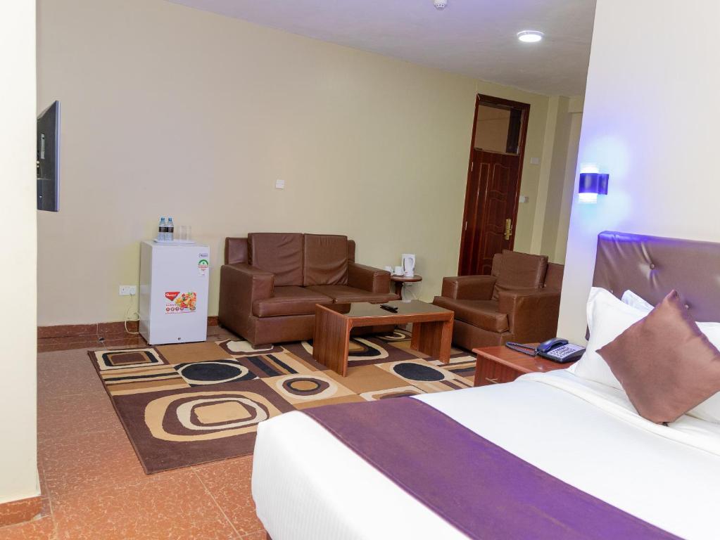 Posezení v ubytování Maxland Hotel