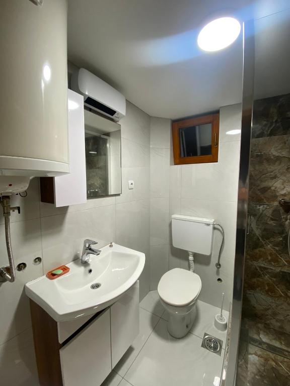 Koupelna v ubytování Apartman Vesna
