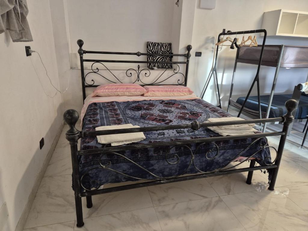 Postel nebo postele na pokoji v ubytování bel mare