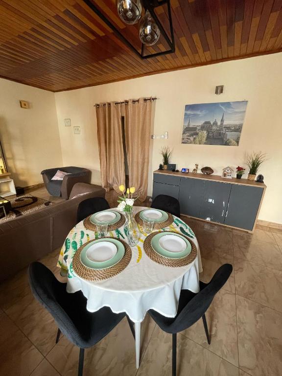 Zona d'estar a Appartement Aachen