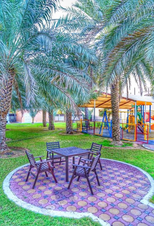 Zahrada ubytování Asfar Resorts Al Ain