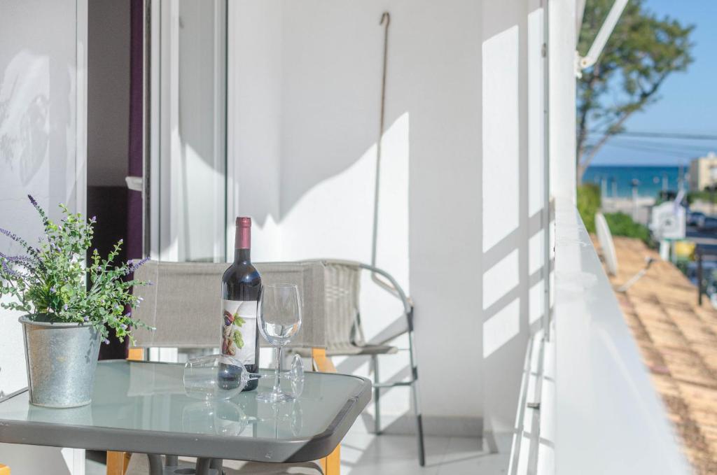 En generel havudsigt eller havudsigten taget fra lejligheden