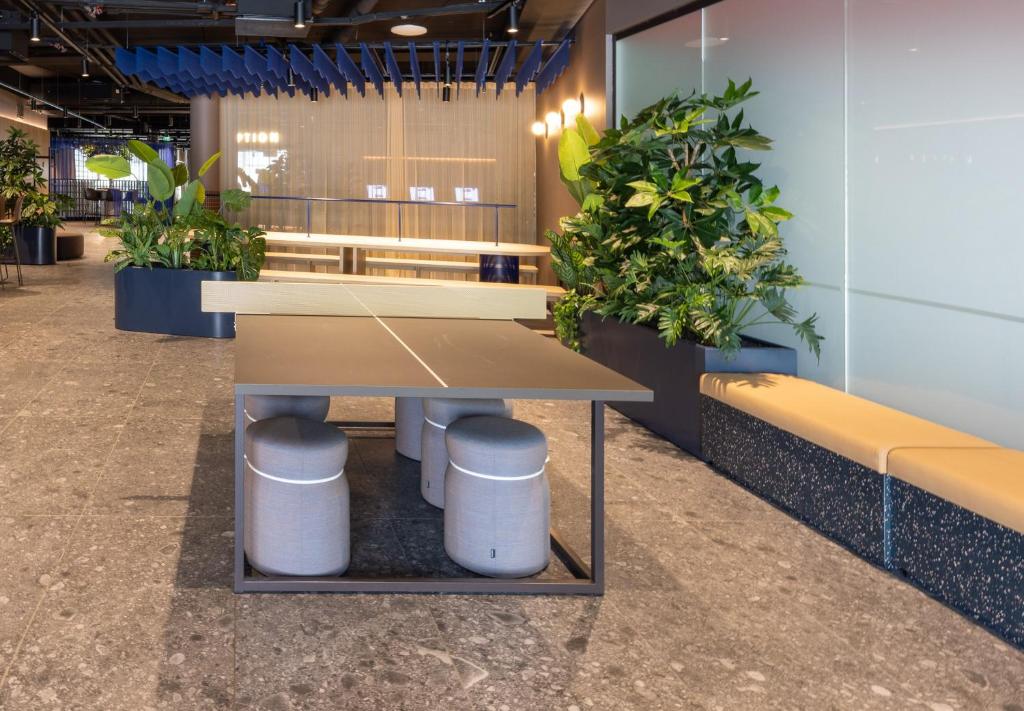 Stolní tenis v ubytování Citybox Helsinki nebo okolí