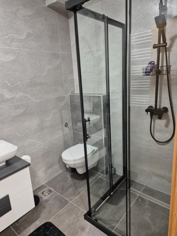 Koupelna v ubytování Apartman Milica