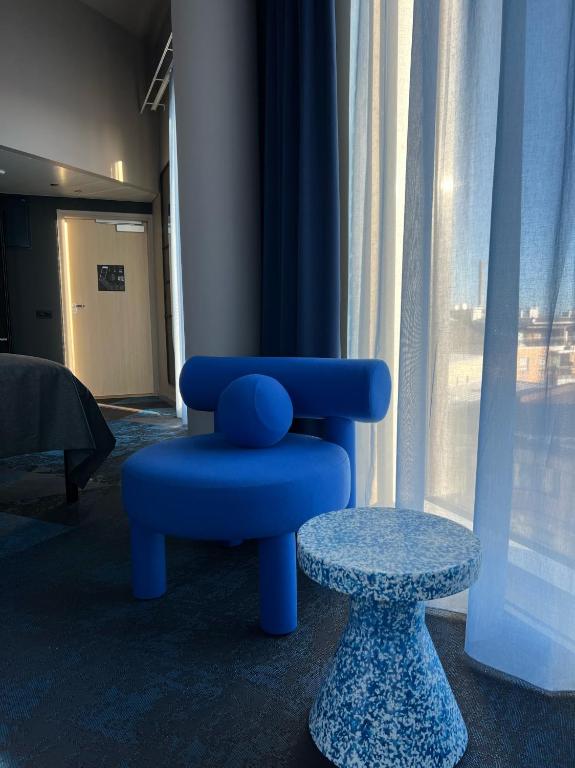 Posezení v ubytování Citybox Helsinki