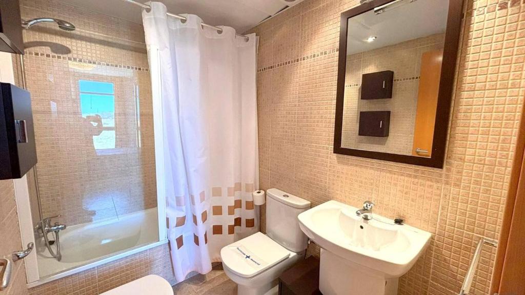 A bathroom at Puigmal