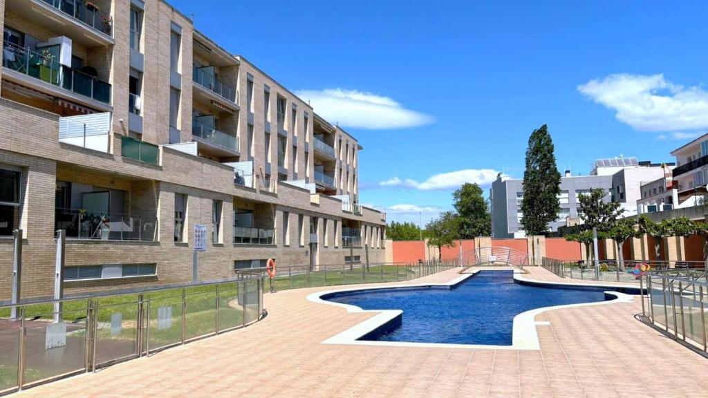 The swimming pool at or close to Puigmal