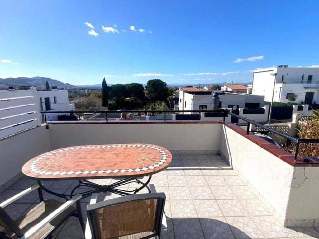 A balcony or terrace at Bages