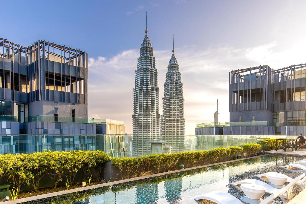 Bygningen som lejlighedshotellet ligger i