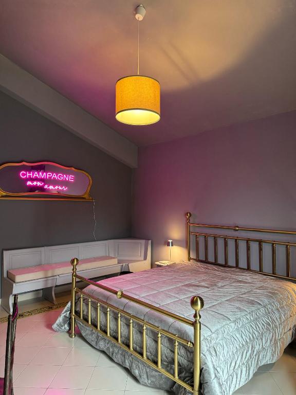 Posteľ alebo postele v izbe v ubytovaní B&B Assteas