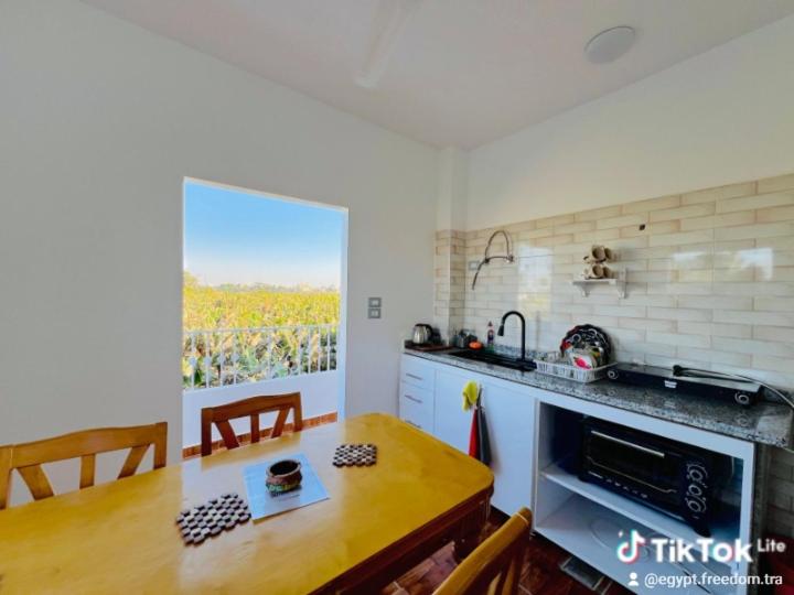 Η κουζίνα ή μικρή κουζίνα στο Nile View Home