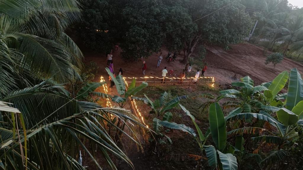 Zahrada ubytování Healing Home And Hostel Auroville